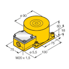 TURCK - Induktiver Sensor, Standard, KEMA 02 ATEX 1090X