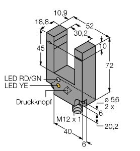TURCK - Opto-Sensor, Gabellichtschranke