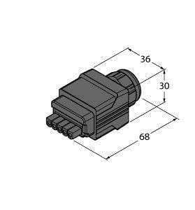 TURCK - PushPull-Power-Steckverbinder gemäß AIDA, Konfektionierbarer