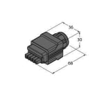 TURCK - PushPull-Power-Steckverbinder gemäß AIDA, Konfektionierbarer
