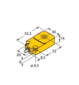 TURCK - Induktiver Sensor, mit Analogausgang, Standard