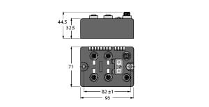 TURCK - BL compact Feldbus Station für DeviceNet™, 4 analoge Eingäng