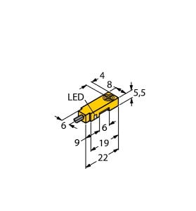 TURCK - Induktiver Sensor, Standard, KEMA 02 ATEX 1090X