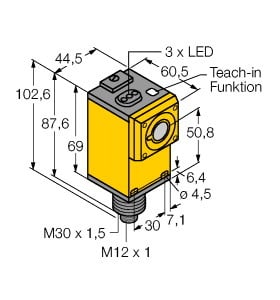 TURCK - Ultraschallsensor, Reflexionstaster