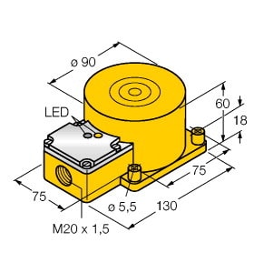 TURCK - Induktiver Sensor, uprox®+