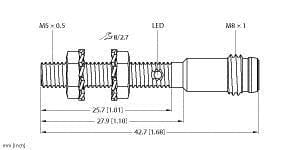TURCK - Induktiver Sensor, Standard