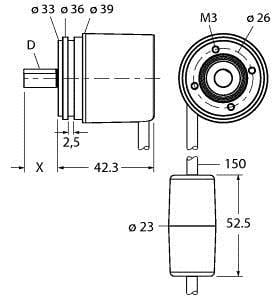 TURCK - Absoluter Drehgeber - Multiturn, Industrial-Line