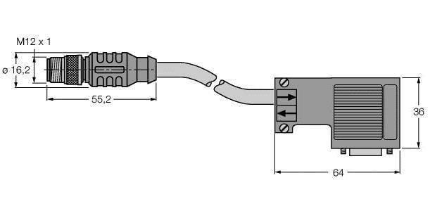TURCK - PROFIBUS-Leitung, PVC-Kabelmantel