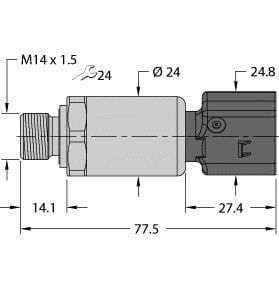 TURCK - Drucktransmitter, mit Stromausgang (2-Leiter)