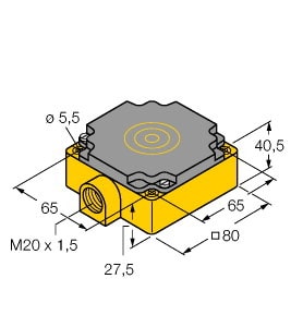 TURCK - Induktiver Sensor, Standard, KEMA 02 ATEX 1090X