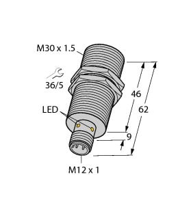 TURCK - Induktiver Sensor, uprox®+