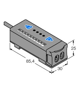 TURCK - Opto-Sensor, Lichtleiter-Sensor für Glaslichtleiter