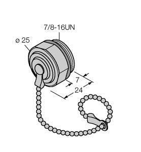 TURCK - Zubehör für Feldbussysteme, Verschlussstopfen 7/8''