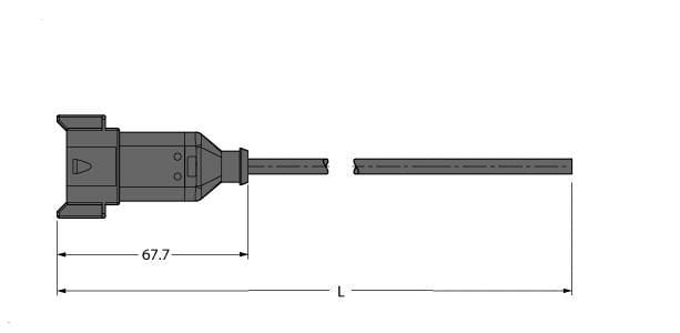 TURCK - Deutsch Ventilsteckverbinder DT04, Anschlussleitung