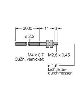 TURCK - Kunststoff-Lichtleiter, Einzelleiter