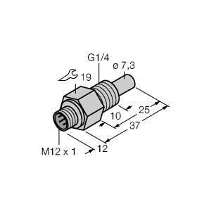 TURCK - Strömungsüberwachung, Eintauchsensor ohne integrierte Auswer
