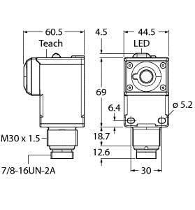 TURCK - Ultraschallsensor, Reflexionstaster