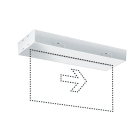 ESYLUX - Rettungszeichenleuchte SLX EL LED DISPLAY 8h 32m IR SM
