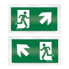 ESYLUX - Zweiseitige Piktogramm-Scheibe SLX 24 DISPLAY SYMBOL 2-SIDE TOP RIGHT LEFT