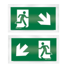 ESYLUX - Zweiseitige Piktogramm-Scheibe SLX 24 DISPLAY SYMBOL 2-SIDE DOWN RIGHT LEFT