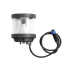 ESYLUX - Kompletter Leuchtenkopf für Pollerleuchten ALVA BL 700/100 mit transparentem Diffusor und mit integrierter LED-Platine 4000 K.
