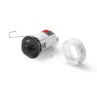 ESYLUX - Deckeneinbau-Präsenzmelder, Reichweite Ø 10 m, KNX secure, fernbedienbar. Bis zu 4 Lichtkanäle. Bis zu 3 separate Schaltkanäle. 2 Logikmodul