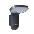 ESYLUX - Automatikleuchte mit 180° Bewegungsmelder im Aluminiumgehäuse, 1600 lm, IP65, 2700/4000 K umschaltbar, anthrazit
