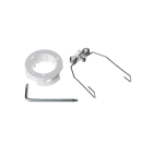 ESYLUX - Deckeneinbauset COMPACT MINI mit Federklammern und Klemmring, 8 m und 12 m