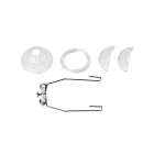 ESYLUX - Deckeneinbauset COMPACT MINI mit Federklammern und Klemmring, 6 m