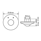 ESYLUX - Decken-Präsenzmelder PD-ATMO 360i/8 A KNX