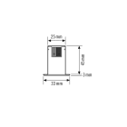 ESYLUX - Helligkeitsregler LS FLAT mini KNX