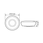 ESYLUX - Decken-Präsenzmelder PD 360/8 KNX BASIC