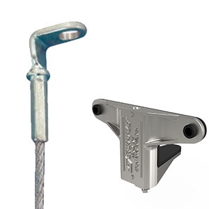 GRIPPLE - TrapezGR Nr2 für Kanäle+Öse/Lasche90°10M