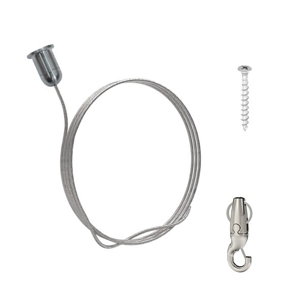 GRIPPLE - 6x Angel Haken 3M End.Deko+Betonschraube