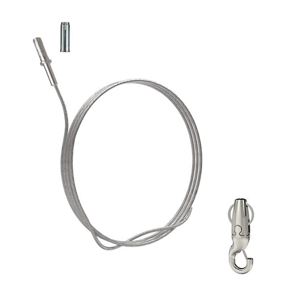 GRIPPLE - 6x Angel Haken 1M - Gewinde M6 Dübel