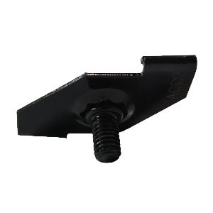 GRIPPLE - 10 x Klammer T-Profil M6x11x25mm schwarz