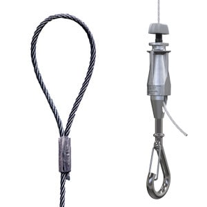 GRIPPLE - UniGrip Haken Nr. 2 mit Schlaufe 1M