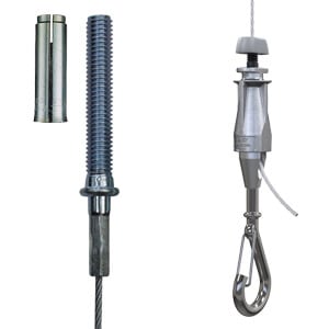 GRIPPLE - UniGrip Haken Nr. 2 mit Gewinde M8 1M
