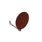 TELEVES - SAT-Spiegel-ALU 67x71cm ziegelrot ''Eco Line'