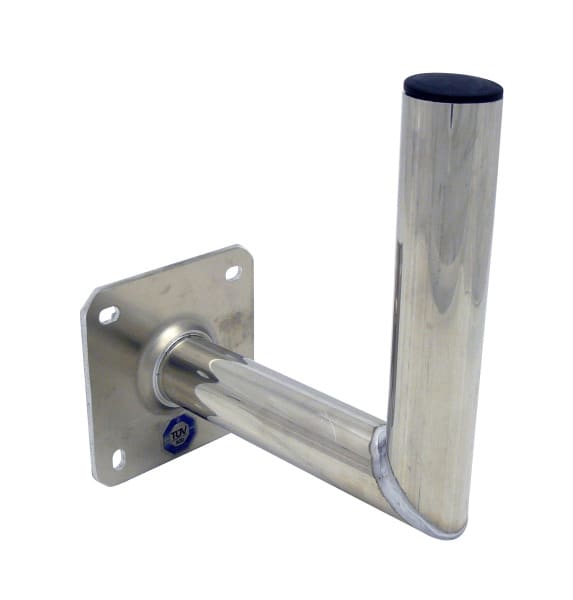 TELEVES - Winkelwandhalter ALU Rohr D= 50mm L= 25cm