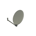 TELEVES - SAT-Spiegel-ALU 67x71cm weiß ''Eco Line'