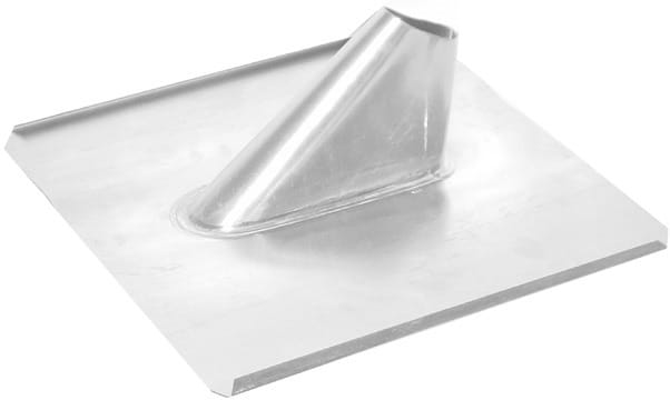 TELEVES - Zinkblechziegel für Mast 76mm blank