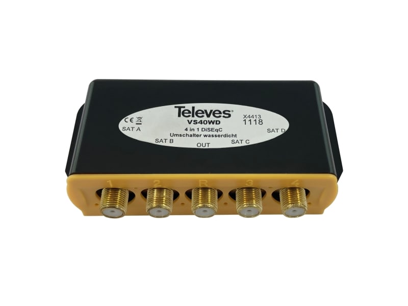 TELEVES - Umschalter- DiSEqC 4 in1- wasserdicht