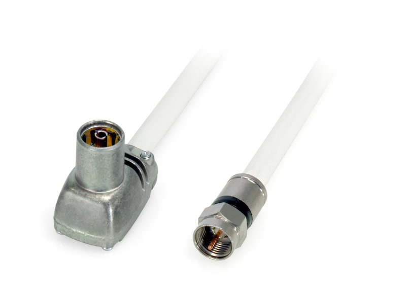 TELEVES - Anschlußkabel 3.0m F-Stecker/IEC-W-Kup. 120dB HQ