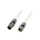 TELEVES - Anschlußkabel 1.5m F-Stecker/IEC-Stecker 120dB HQ