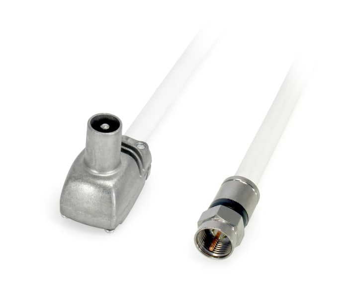 TELEVES - F- Anschlußkabel 3.0m F-St./IEC-W.-St. 120dB HQ