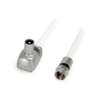 TELEVES - F- Anschlußkabel 3.0m F-St./IEC-W.-St. 120dB HQ