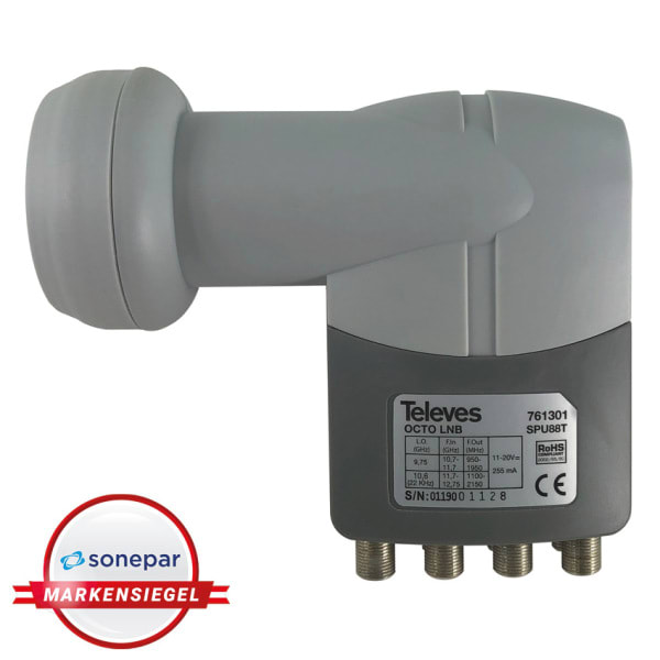 TELEVES - MS! LNC - OCTO - Switch 8Teiln. 40mm 0.6dB