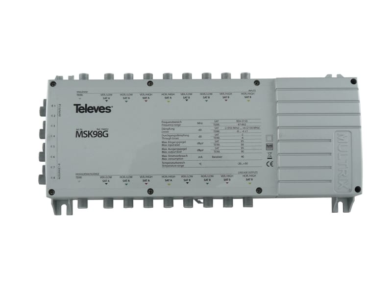 TELEVES - Kaskade für MSB 9 in ...f. 8 Teilnehmer