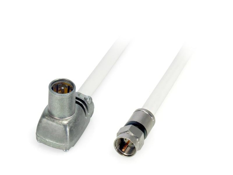 TELEVES - F- Anschlußkabel 5.0m St./Quick-W.-St. 120dB HQ
